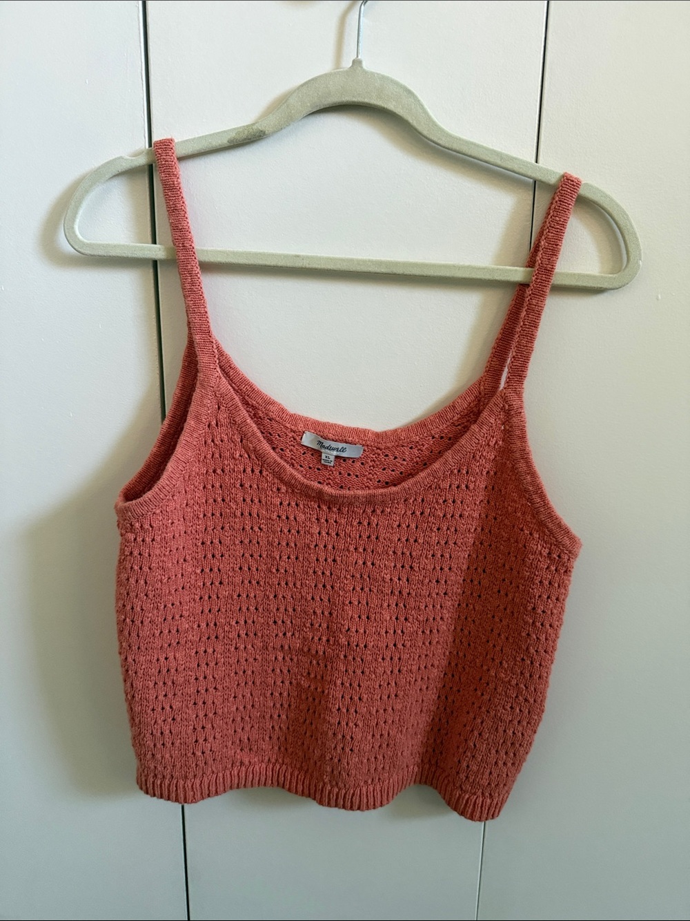 Madewell Coral Knit Camisole Tank